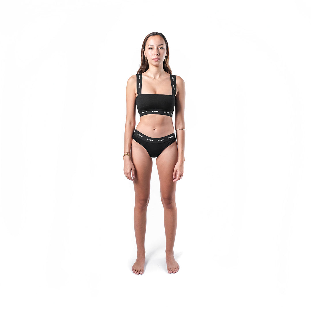 Revs UNDR 2.0 Black Tube Bra