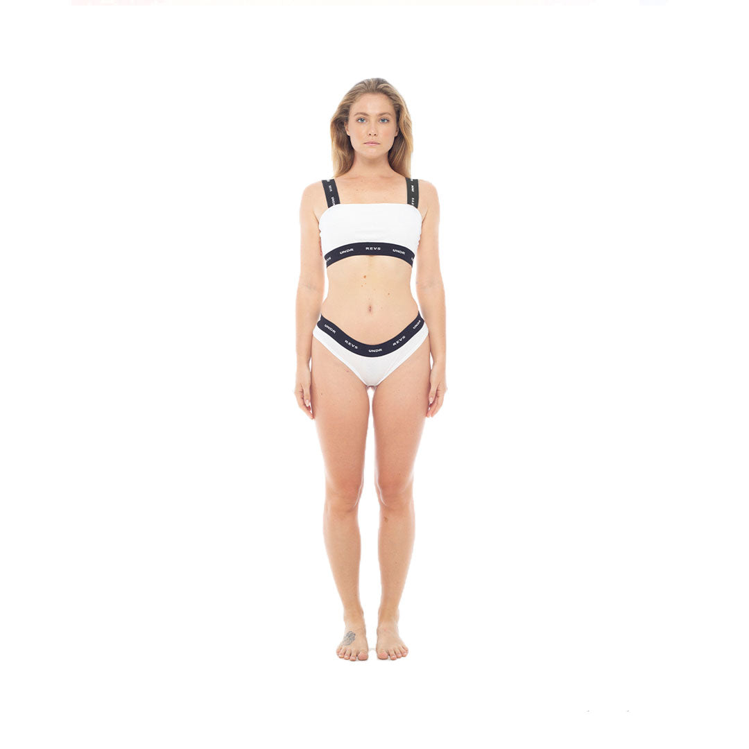 Revs UNDR Womens Thong White