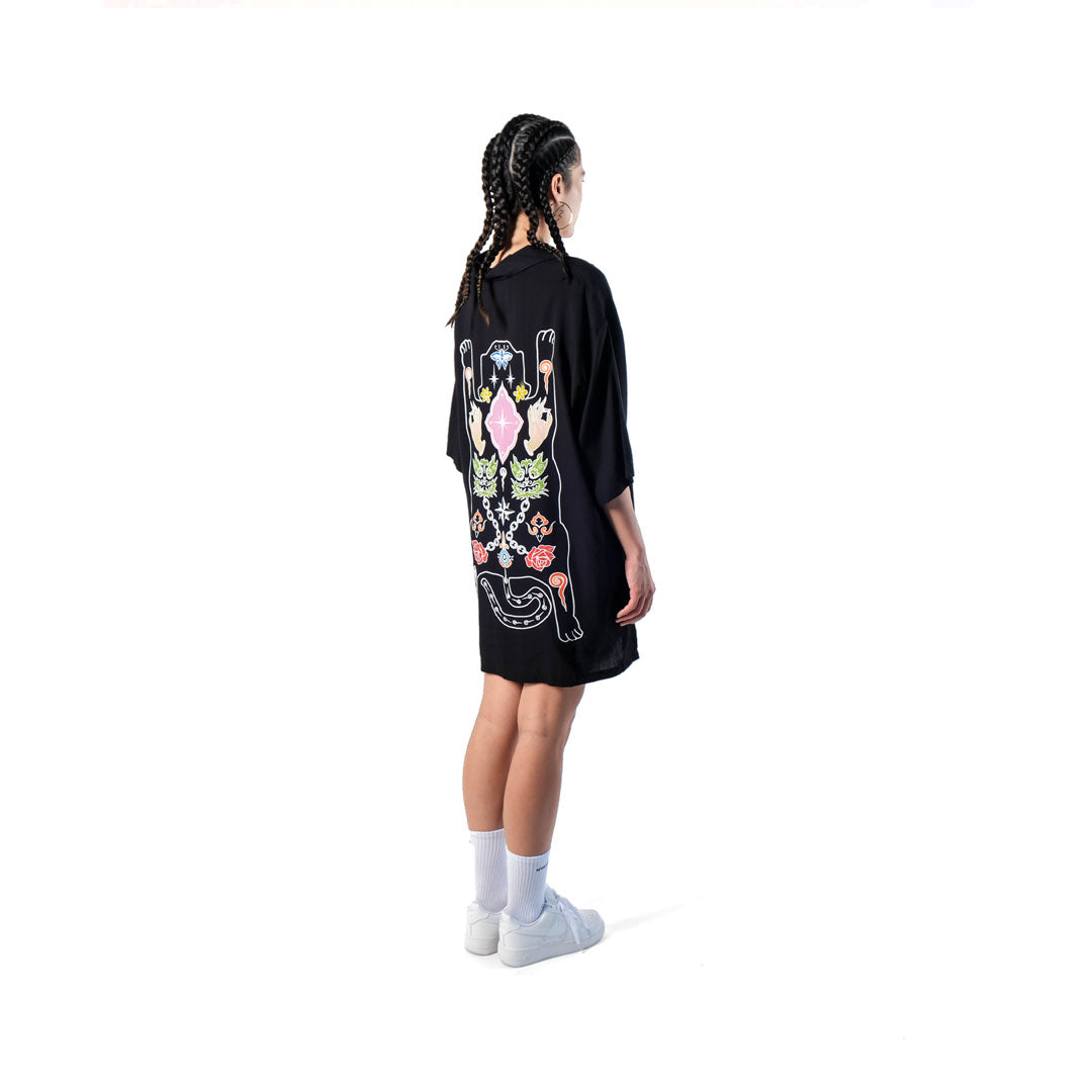 The Esoteric World X Revolver Shirt Tiger Tattoo Multi