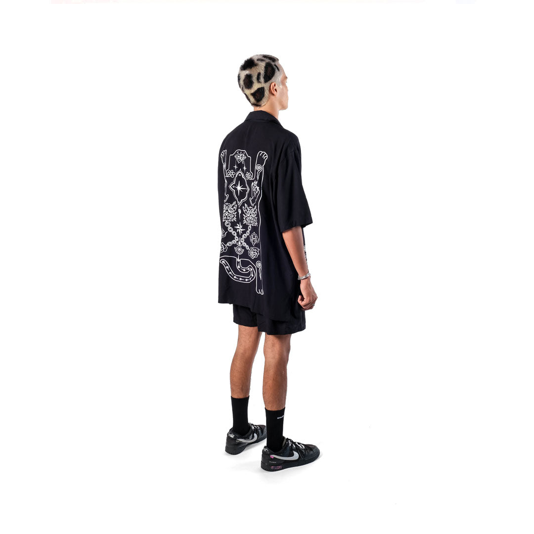 The Esoteric World X Revolver Shirt Tiger Tattoo Multi