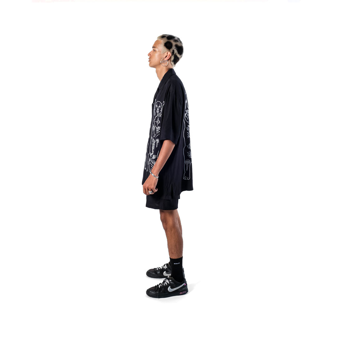 The Esoteric World X Revolver Shirt Tiger Tattoo Black