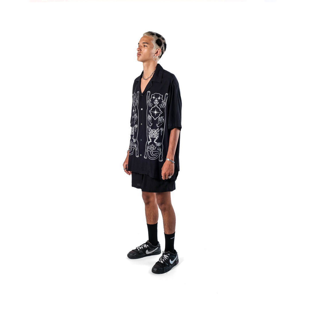 The Esoteric World X Revolver Shirt Tiger Tattoo Multi