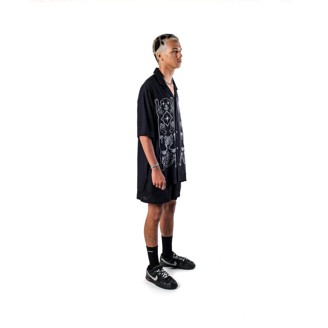 The Esoteric World X Revolver Shirt Tiger Tattoo Multi