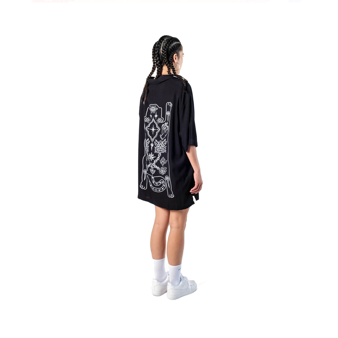 The Esoteric World X Revolver Shirt Tiger Tattoo Black
