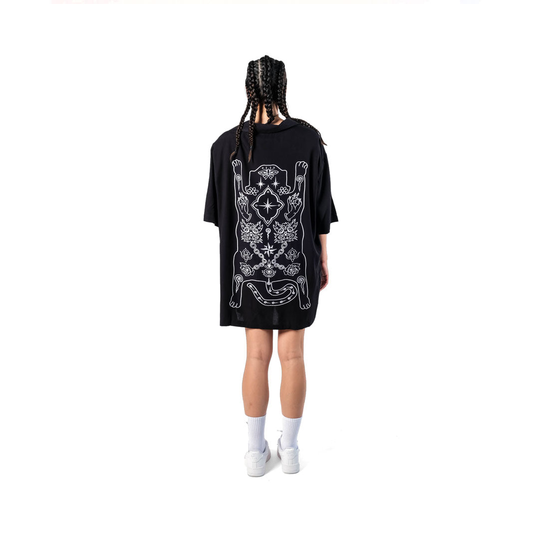 The Esoteric World X Revolver Shirt Tiger Tattoo Black