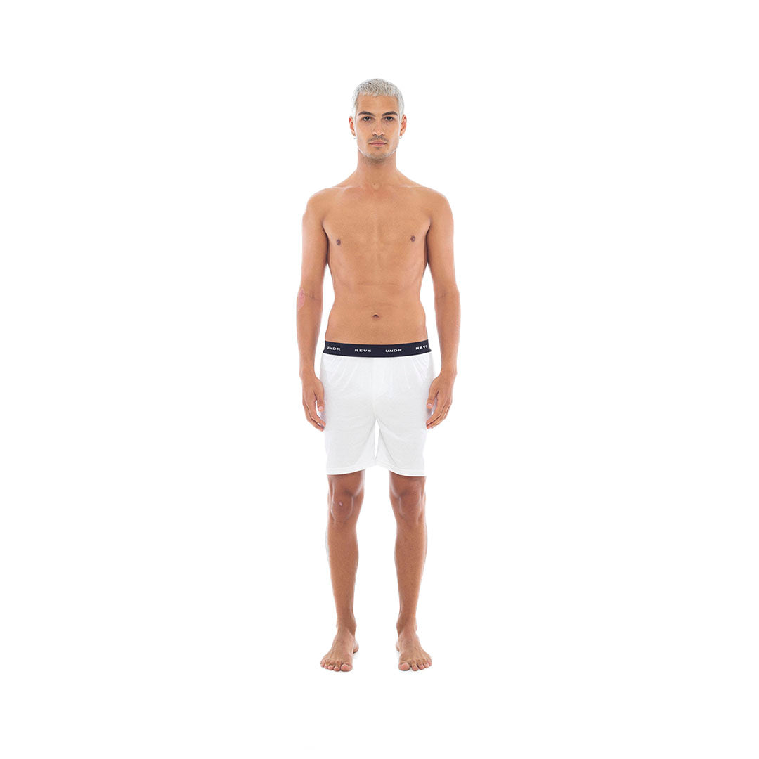 Revs UNDR Mens Boxer White