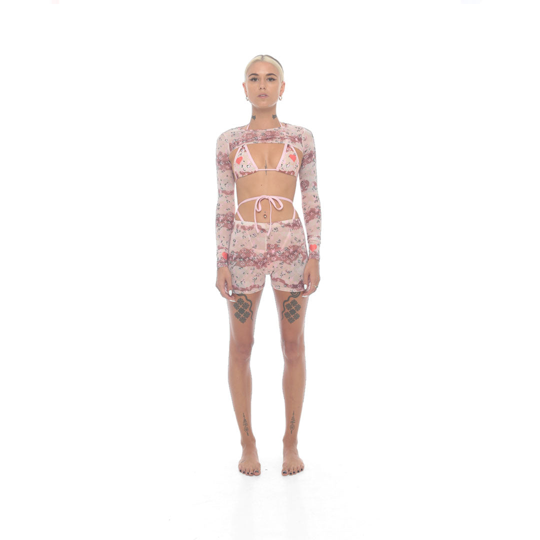 Cocaine Slim x Revolver Lonely Heart Mesh Top