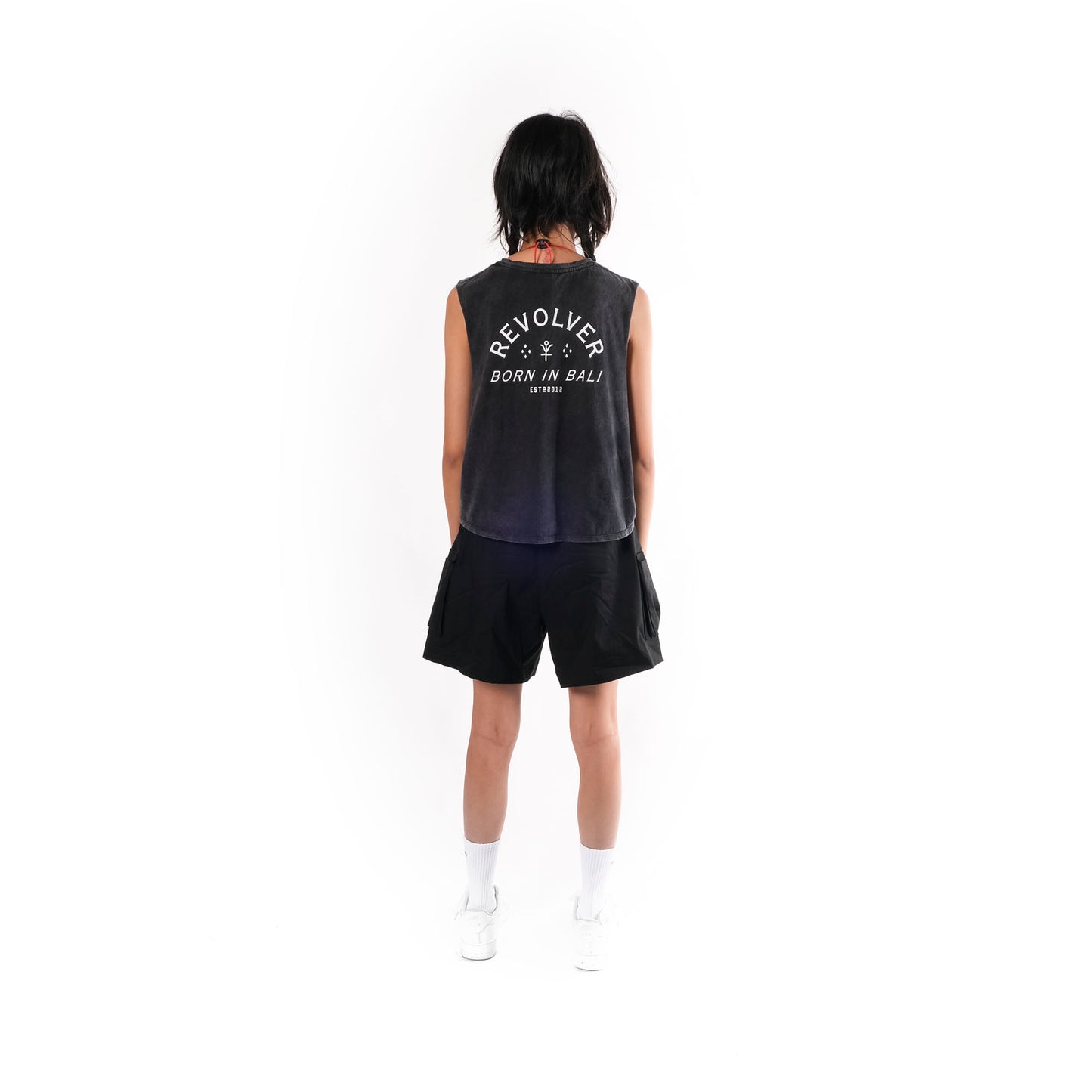 Revs Signature Women's Born In Bali Crop Singlet