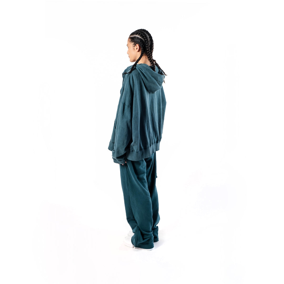 Evolve Zipper Hoodie Verdigris