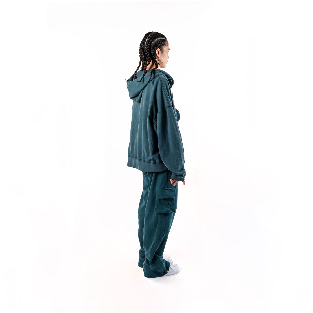 Evolve Zipper Hoodie Verdigris