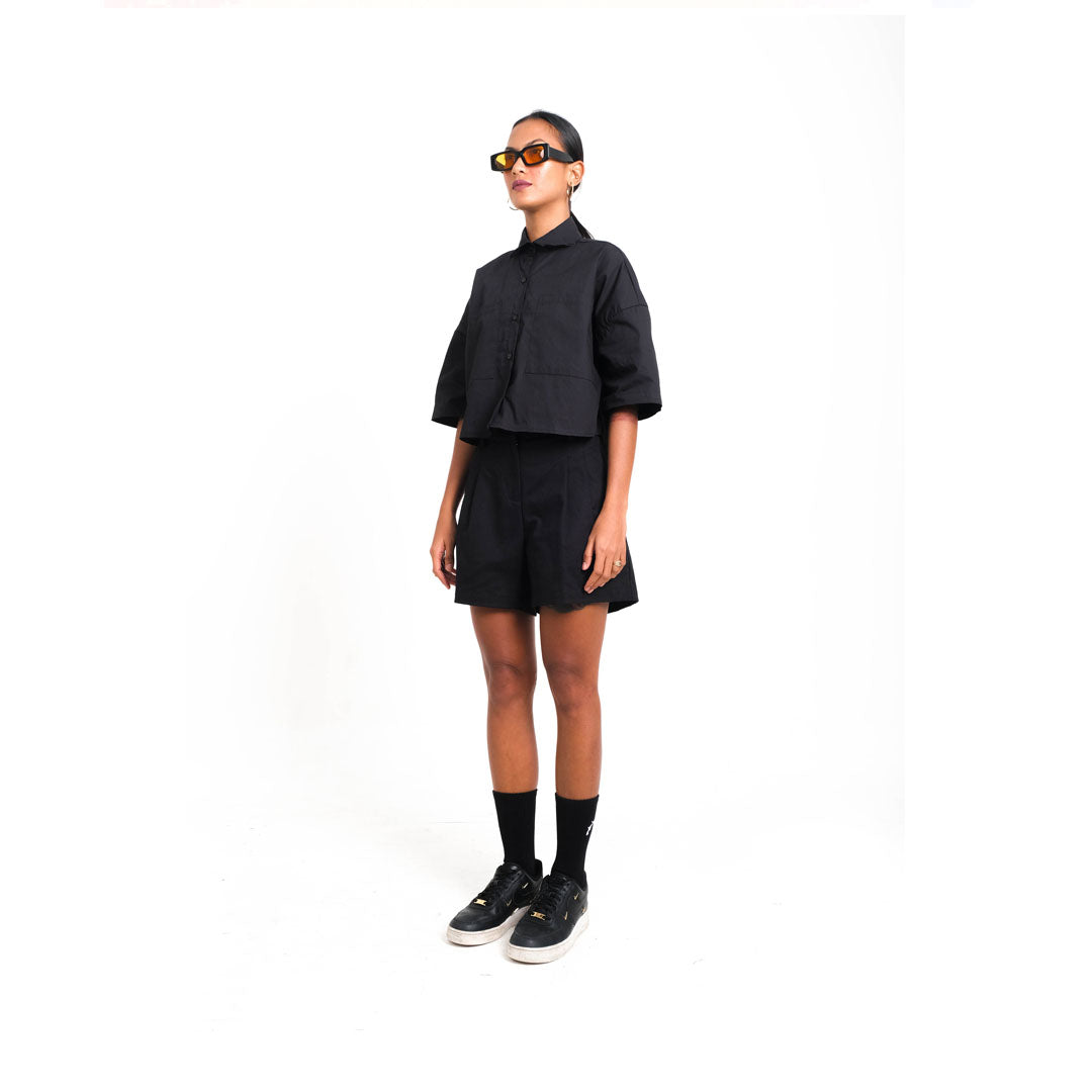 Neo Classic Crop Shirt