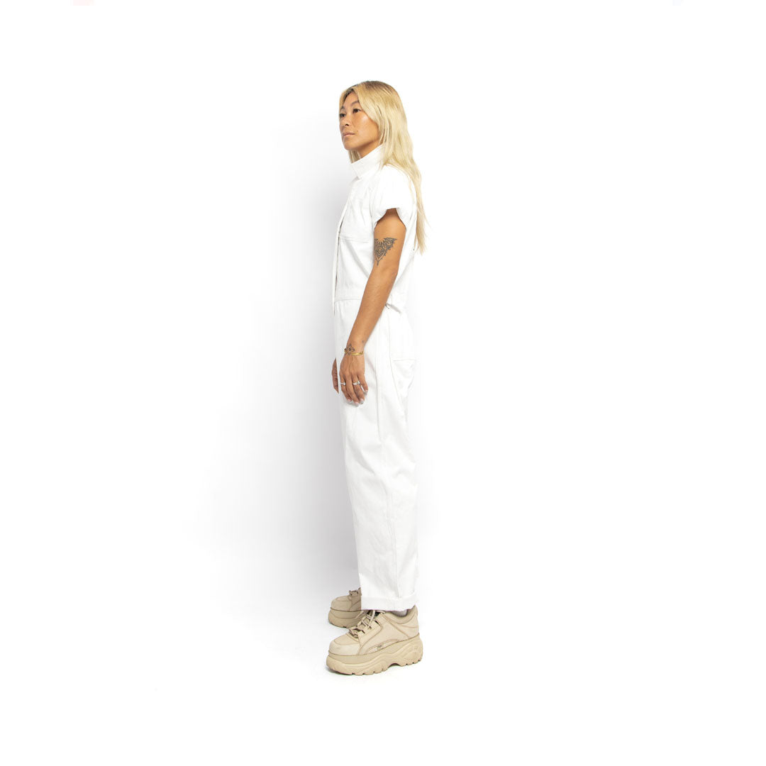 Revs Signature Long Jumpsuit White