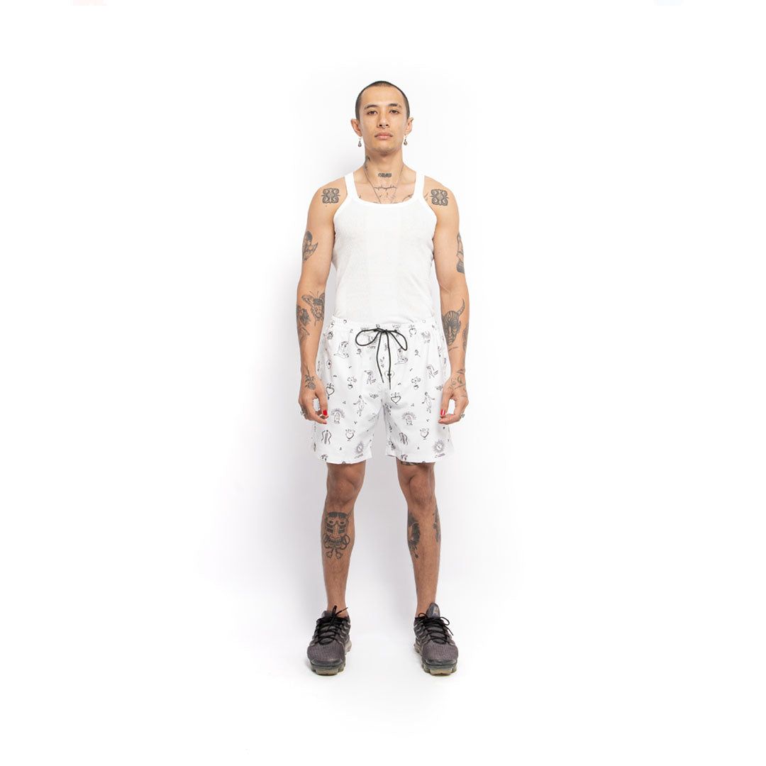 Revs Signature Party Short White