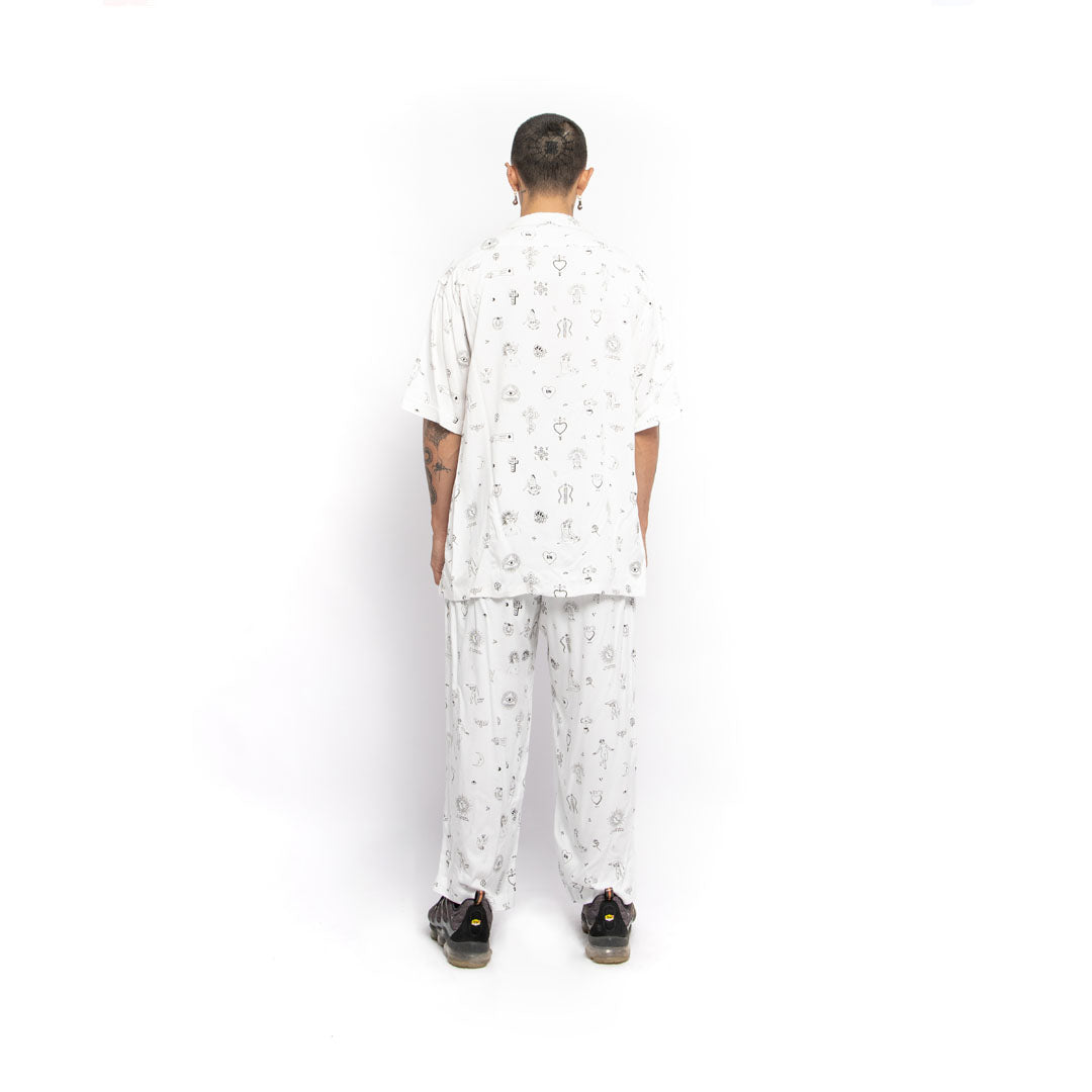 Revs Signature Party Pants White