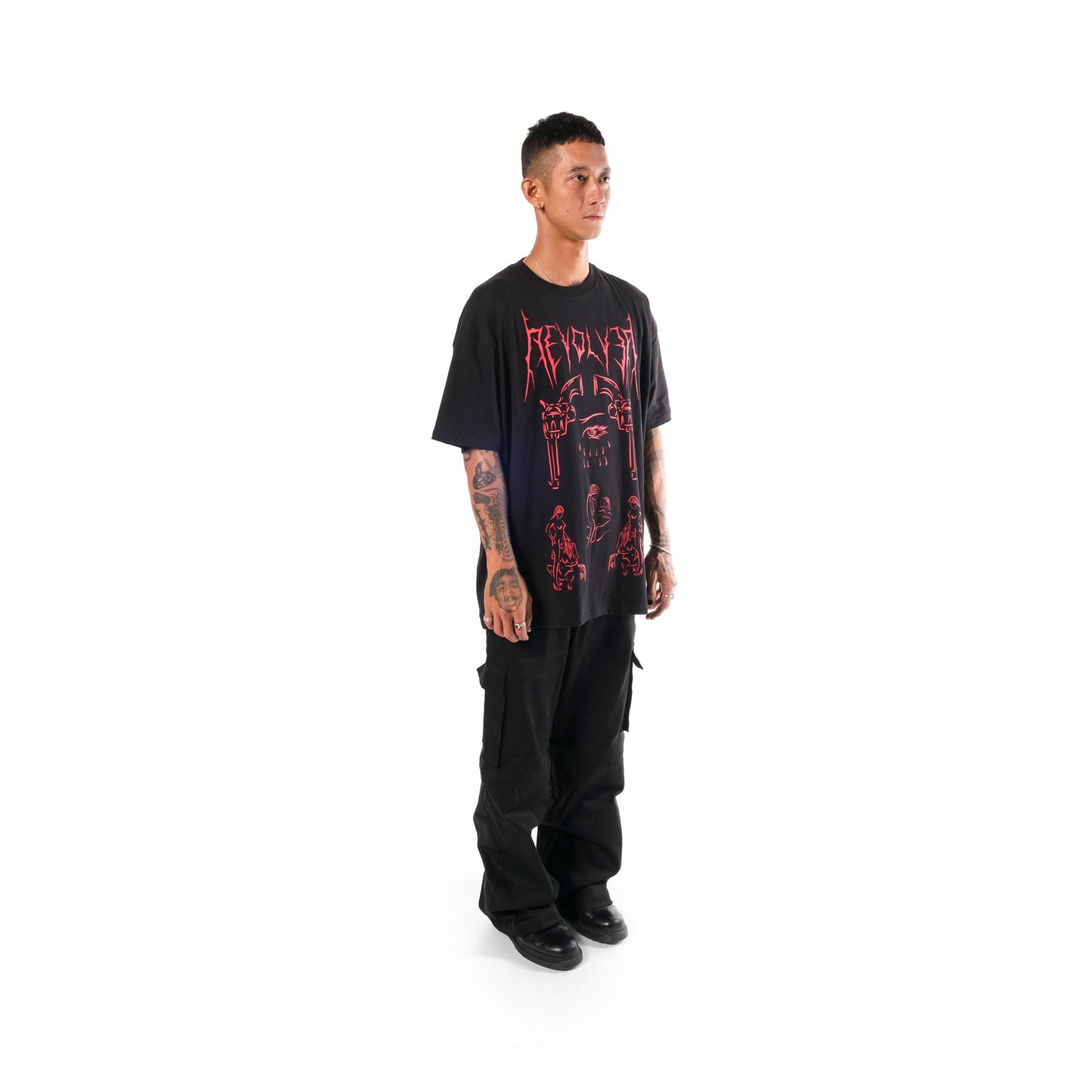 Steve Marlon X Revolver T-Shirt Black