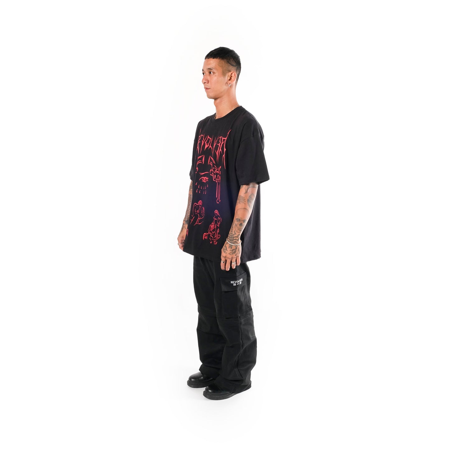 Steve Marlon X Revolver T-Shirt Black