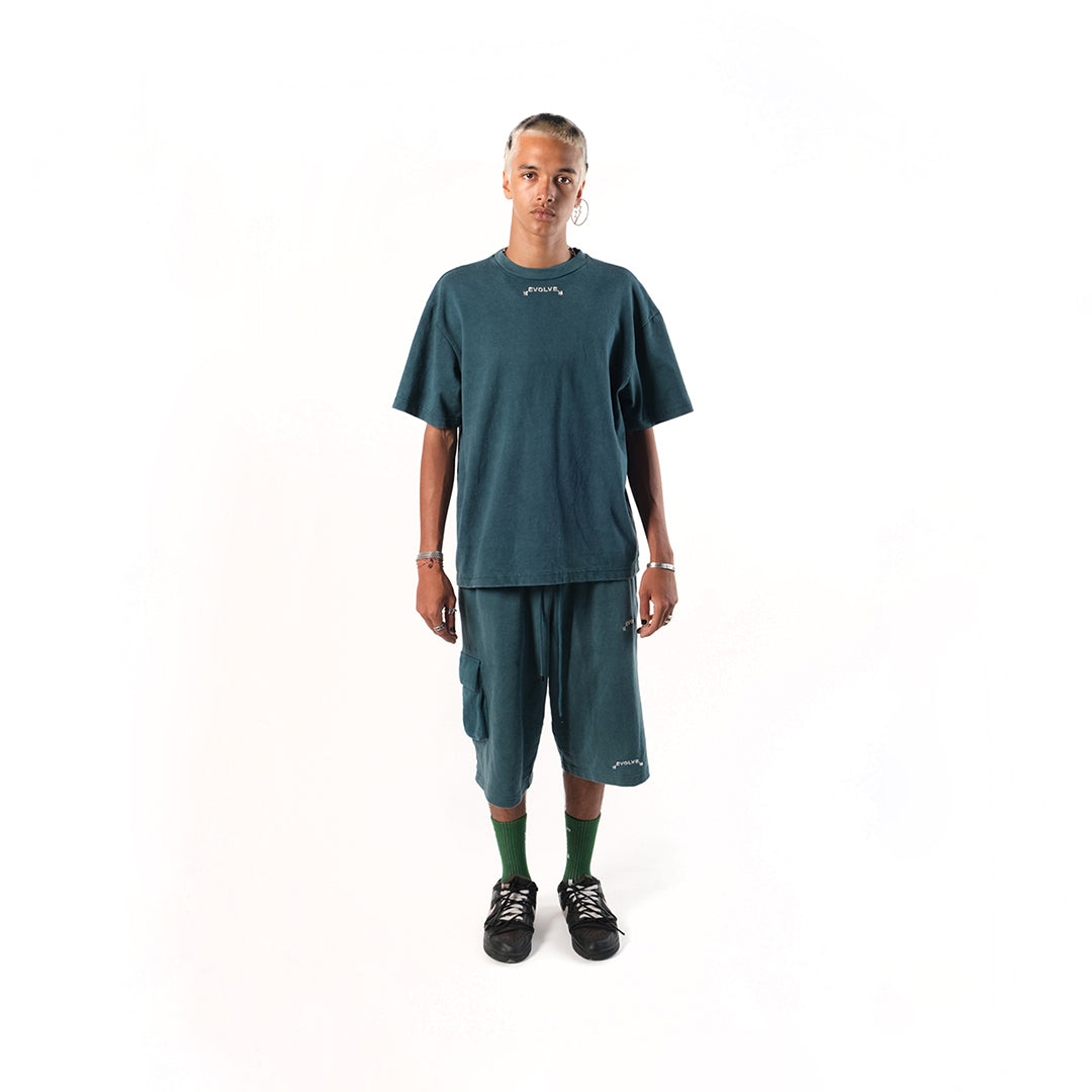 Evolve Oversized T-Shirt Verdigris