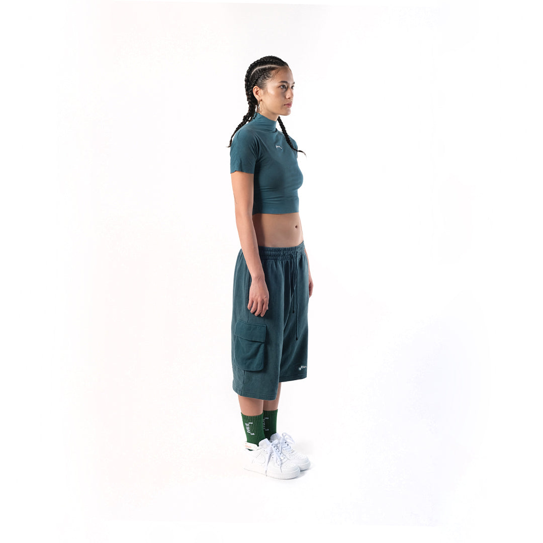 Evolve Gym Short Verdigris