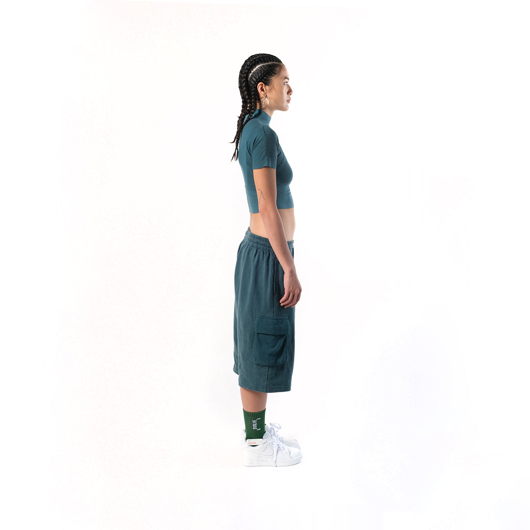 Evolve Gym Short Verdigris