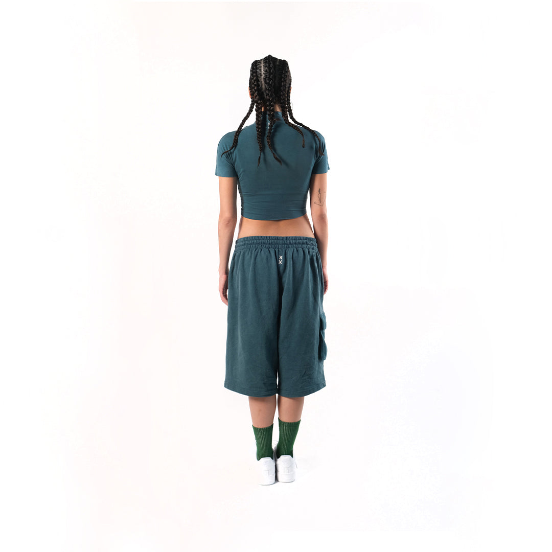 Evolve Gym Short Verdigris