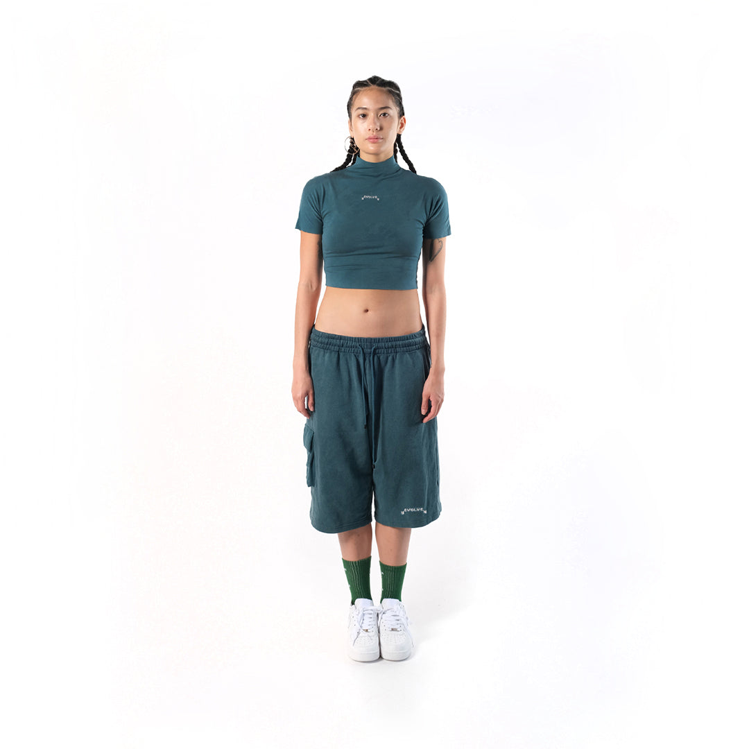 Evolve Gym Short Verdigris