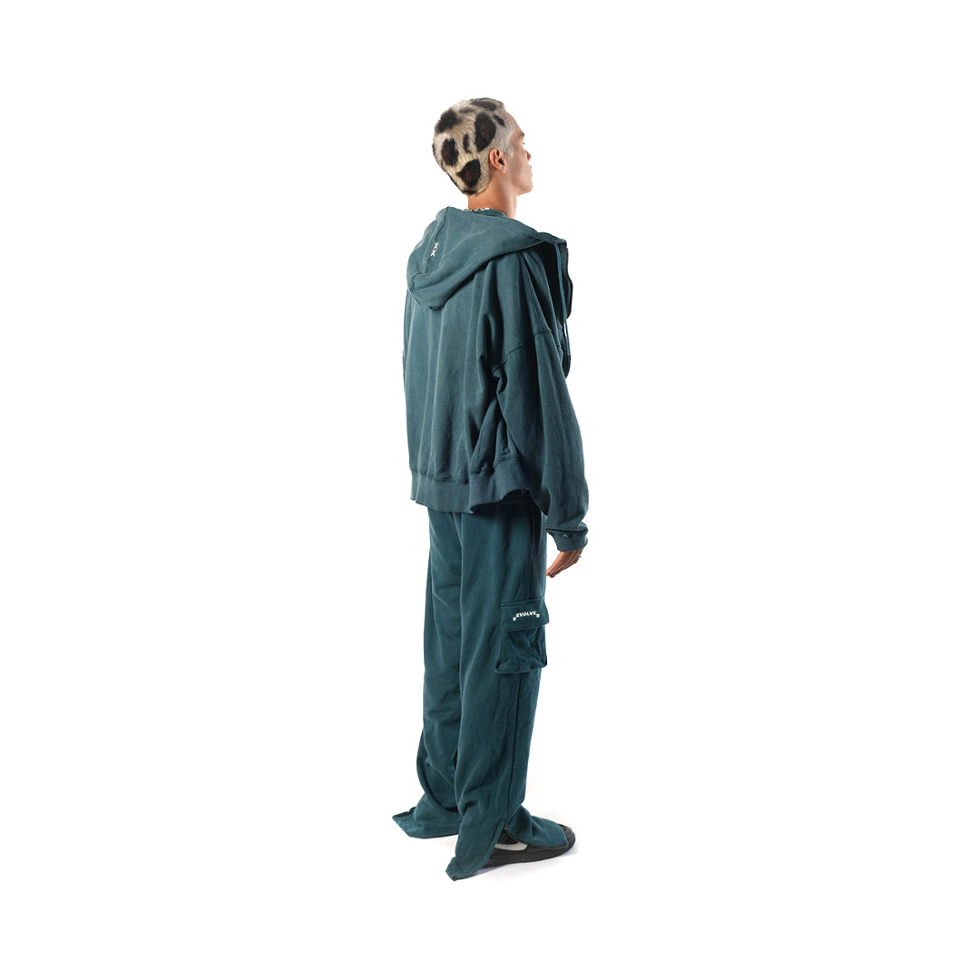 Evolve Zipper Hoodie Verdigris