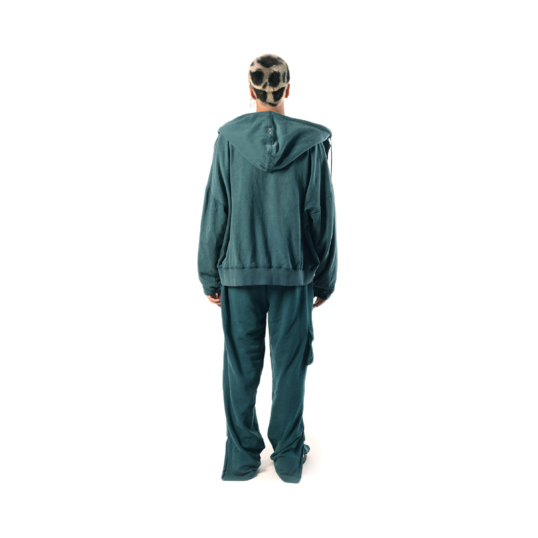 Evolve Zipper Hoodie Verdigris