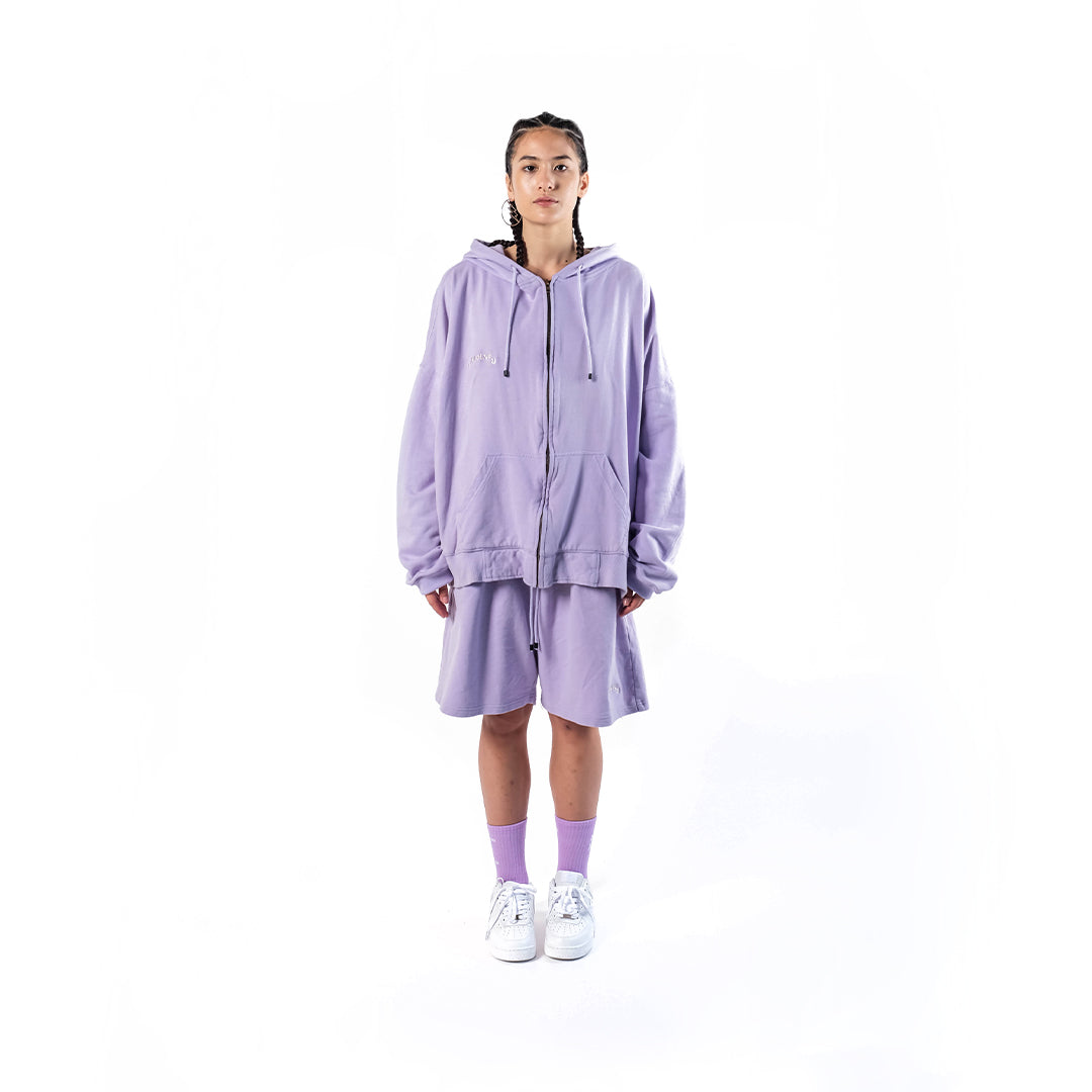 Evolve Zipper Hoodie Lavender