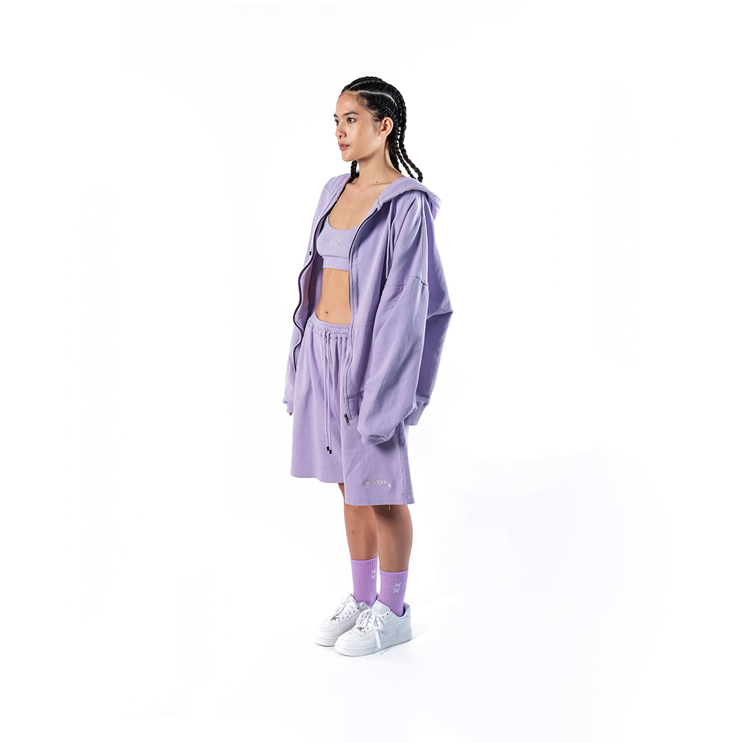 Evolve Zipper Hoodie Lavender