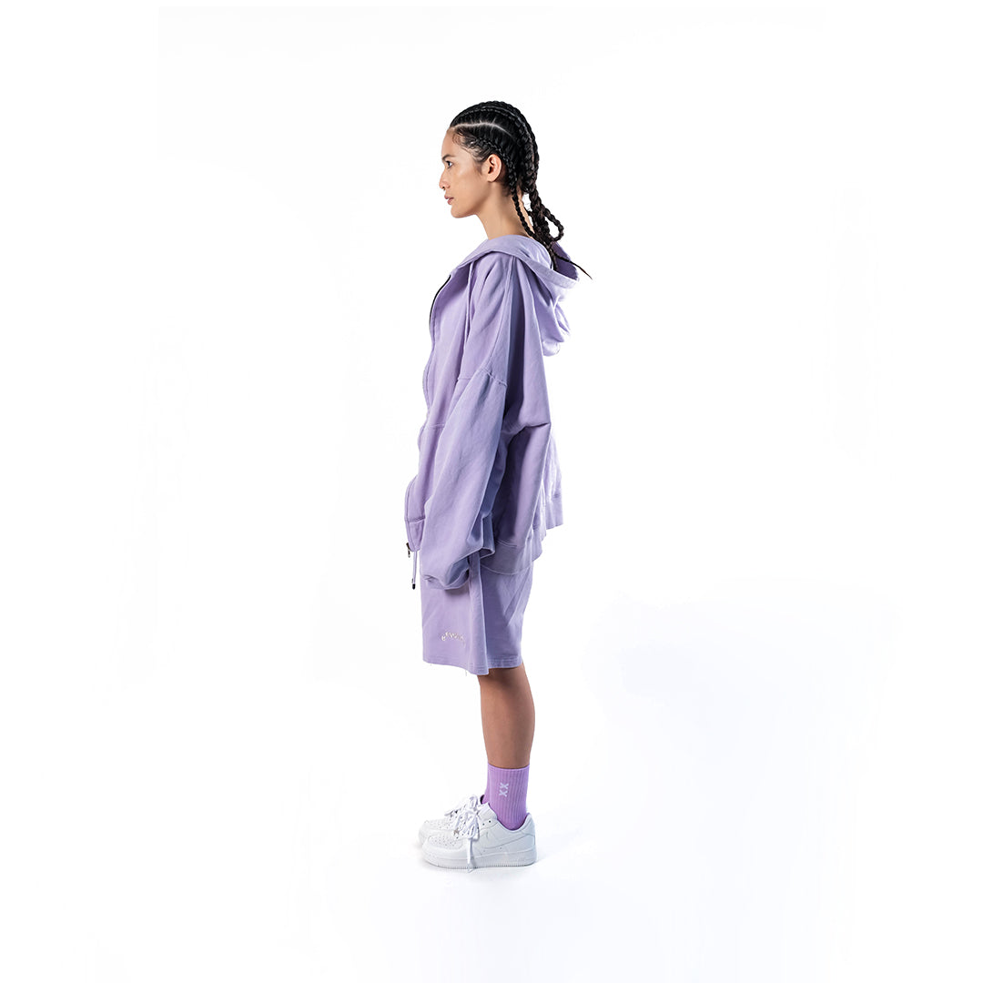 Evolve Zipper Hoodie Lavender