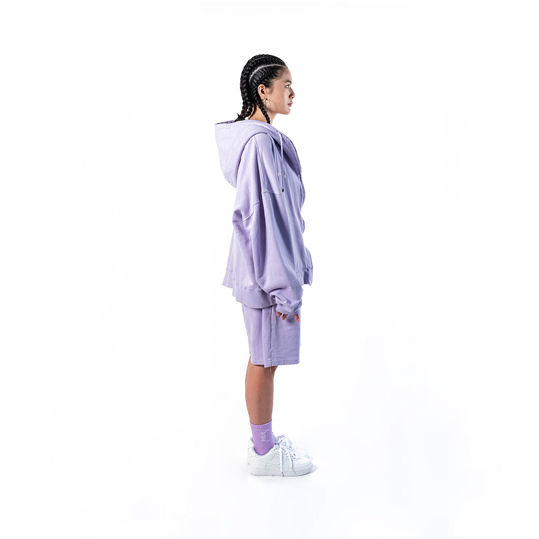 Evolve Zipper Hoodie Lavender