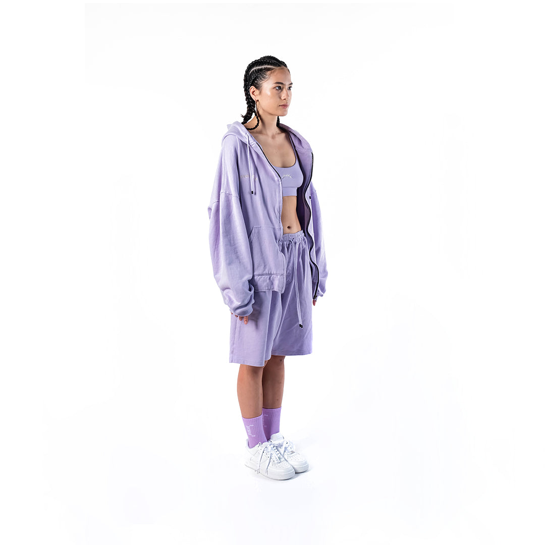 Evolve Zipper Hoodie Lavender