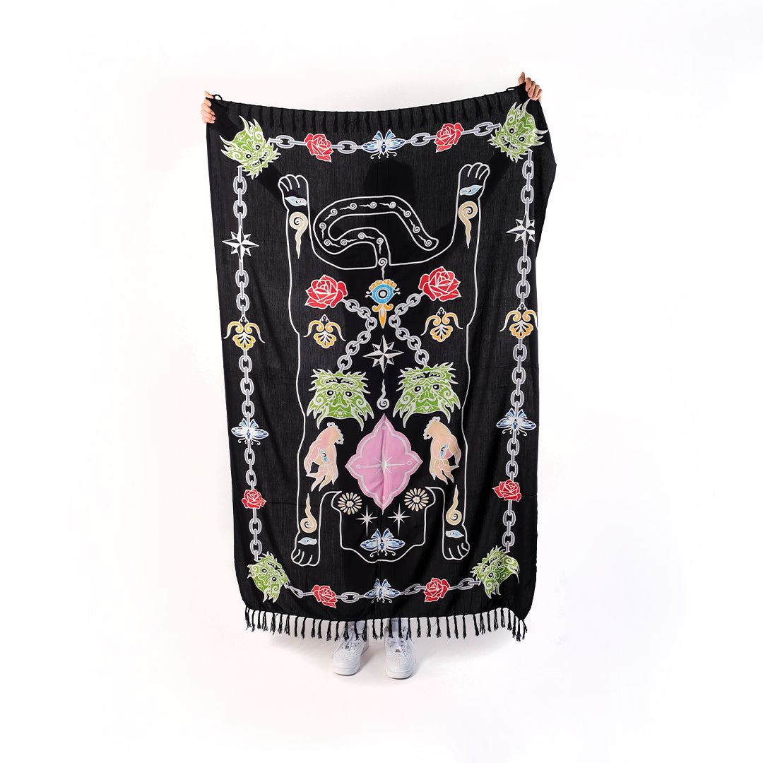 The Esoteric World X Revolver Tiger Tattoo Sarong Multi