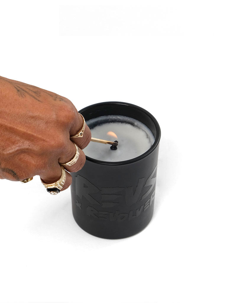 Revolver Scented Candle - Black Jar Candle