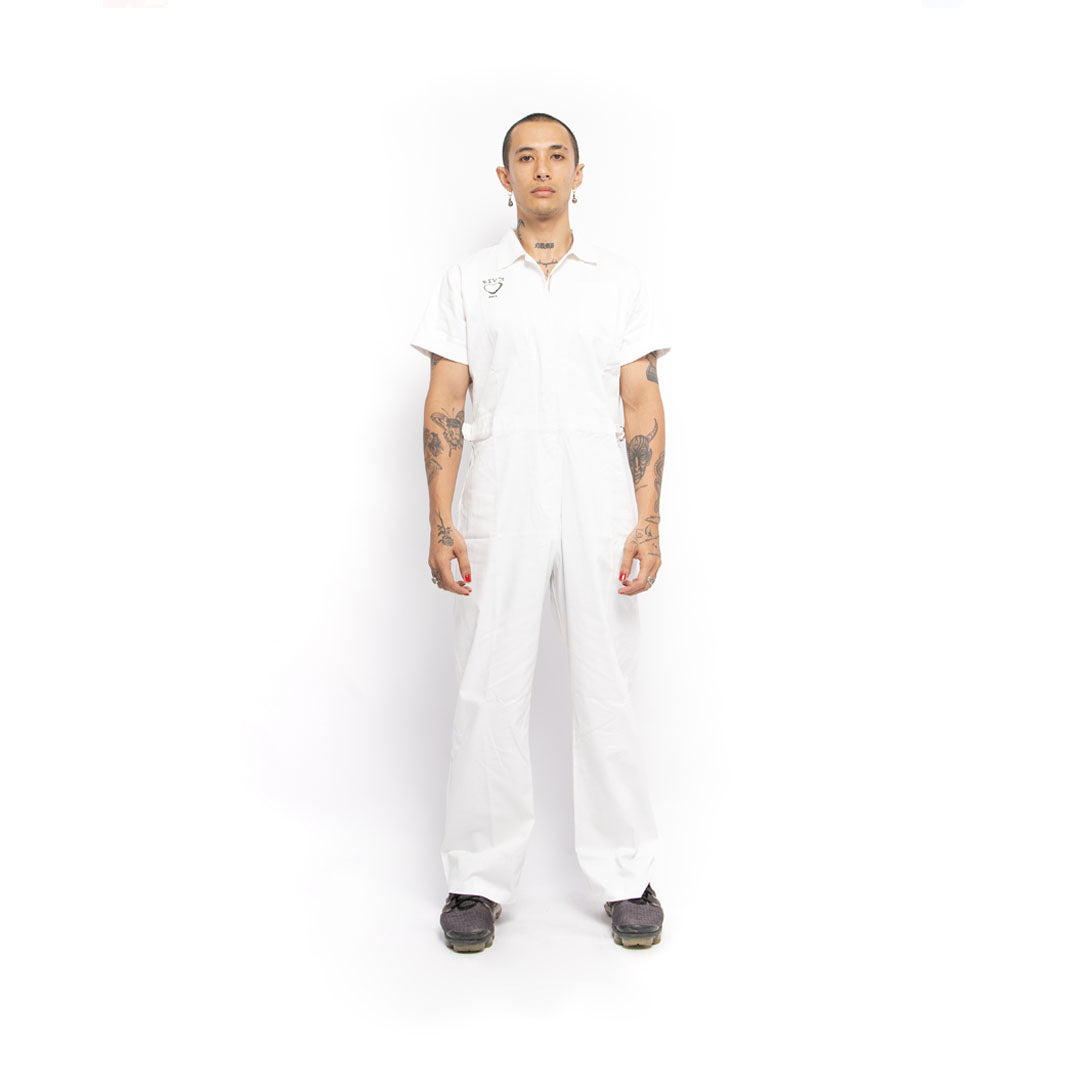 Revs Signature Long Jumpsuit White