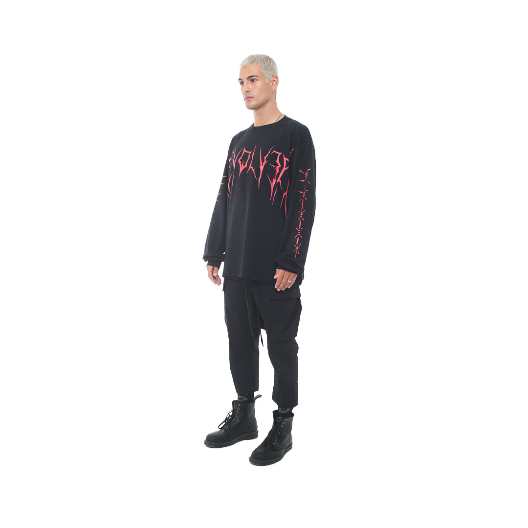 Steve Marlon X Revolver Long Sleeve Black