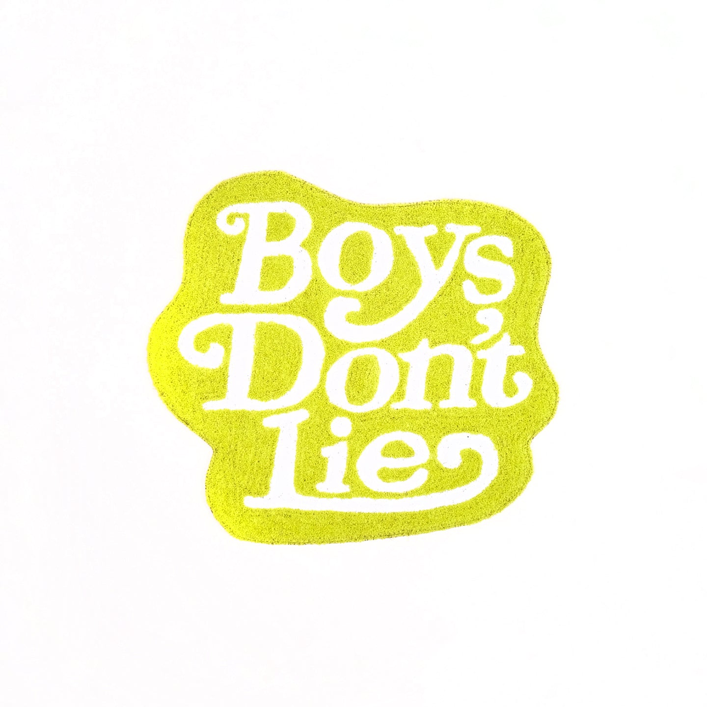 Revolver Rug “Boys Don't Lie” Lime