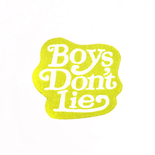Revolver Rug “Boys Don't Lie” Lime